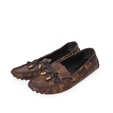 louis vuitton women monogram loafers.